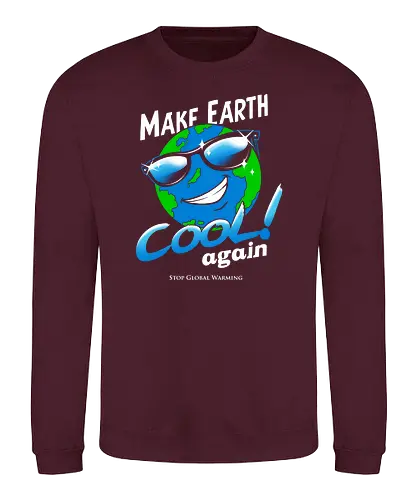 Make Earth Cool Again - Klimawandel, politik, Global Warming, erde, planet, Safe the earth, earth - Sweatshirt