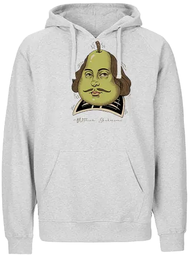 Shakes Pear! - pun, fun, joke, Pear, shakespeare - Fairtrade Hoodie