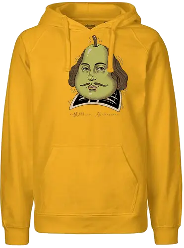 Shakes Pear! - pun, fun, joke, Pear, shakespeare - Fairtrade Hoodie