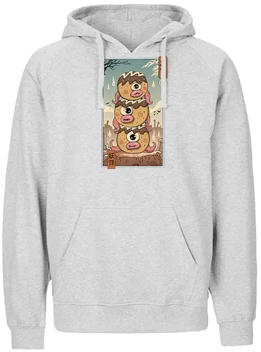 Yokai Takoyaki in Edo - yokai, japan, takoyaki, food, fun - Fairtrade Hoodie