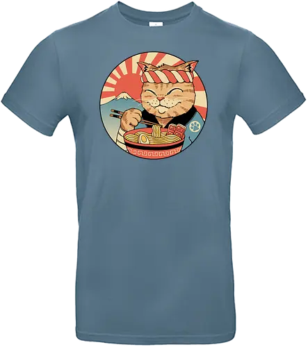Catana Ramen - cat, katze, ramen, samurai, katana - Standard T-Shirt