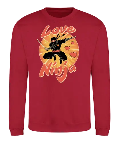 Love Ninja - love, ninja, liebe, shinobi - Sweatshirt