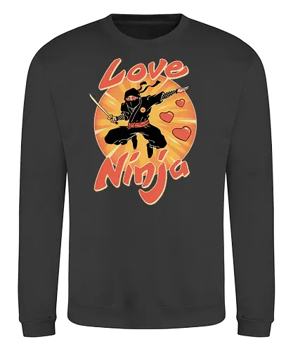 Love Ninja - love, ninja, liebe, shinobi - Sweatshirt