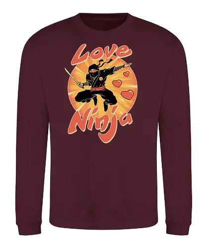 Love Ninja - love, ninja, liebe, shinobi - Sweatshirt
