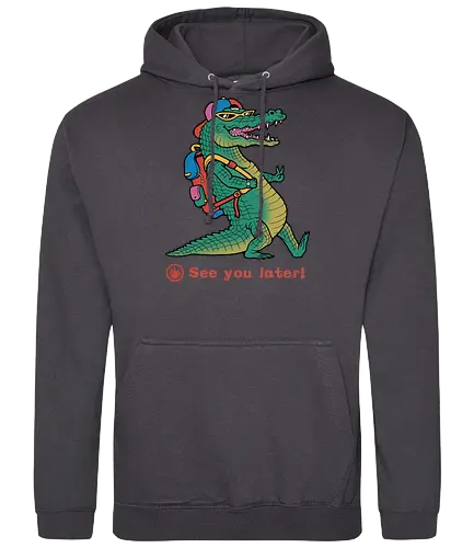 See You Later! - Alligator, 90s, cool, bunt - Standard Hoodie