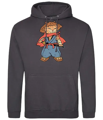 Ronin Catana - cat, katze, ronin, katana, catana - Standard Hoodie