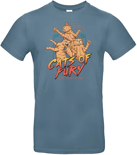 Cats of Fury! - cat, katze, Fury, hiss - Standard T-Shirt