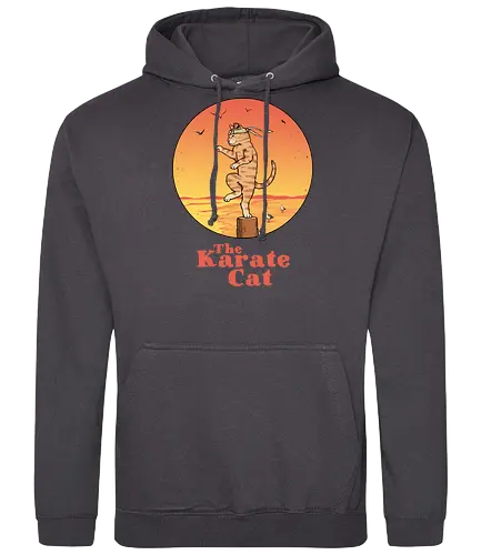 The Karate Cat - karate, cat, katze, kid - Standard Hoodie