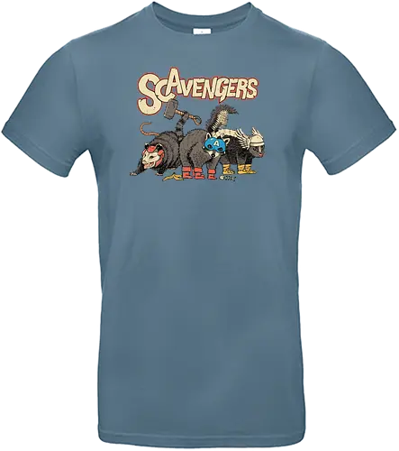 Scavengers Assemble! - trash panda, opossum, waschbär, raccoon, comic, hero - Standard T-Shirt