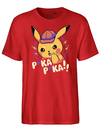 Bad Cop - detective, pocket, monster, Fluch, Curse - Fairtrade T-Shirt