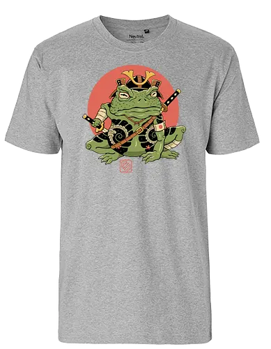 Tattooad - toad, kröte, samurai, Frog, japan - Fairtrade T-Shirt
