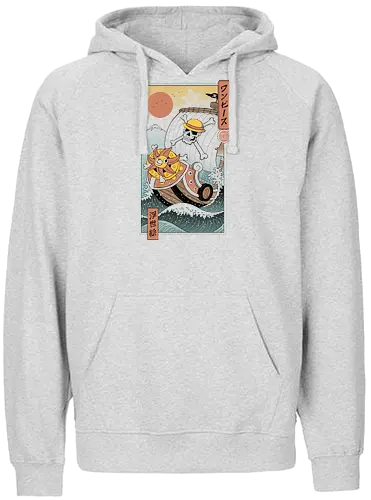 Pirate in Edo - pirate, anime, manga - Fairtrade Hoodie