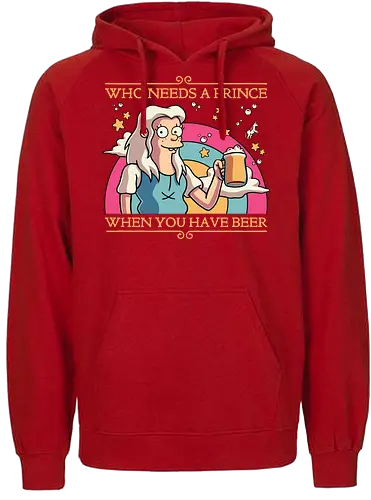 Princess Priorities - disenchantment, prinzessin, bier, beer, magical, unicorn, bn - Fairtrade Hoodie