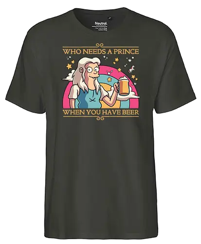 Princess Priorities - disenchantment, prinzessin, bier, beer, magical, unicorn, bn - Fairtrade T-Shirt