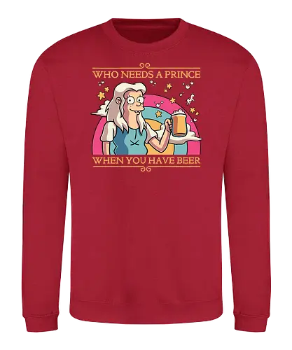 Princess Priorities - disenchantment, prinzessin, bier, beer, magical, unicorn, bn - Sweatshirt
