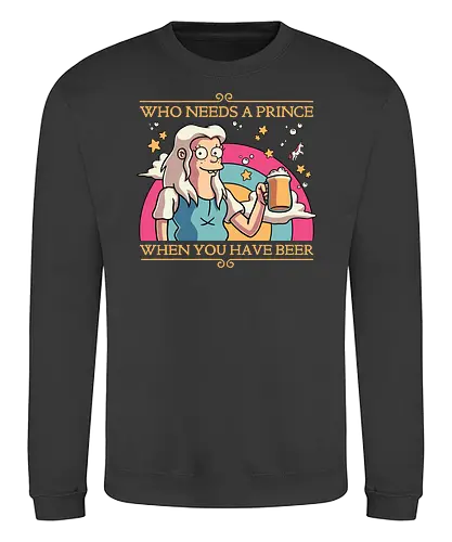 Princess Priorities - disenchantment, prinzessin, bier, beer, magical, unicorn, bn - Sweatshirt