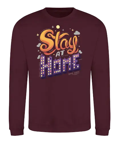 Stay at Home - Stay home, Stay safe, Corona, Zuhause, Introvert, Stay hlthy - Sweatshirt