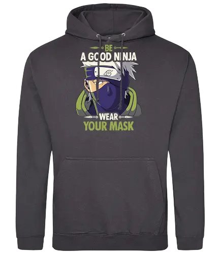 Good Ninja - ninja, shinobi, anime, mask, Corona, Pandemic, Pandemie - Standard Hoodie