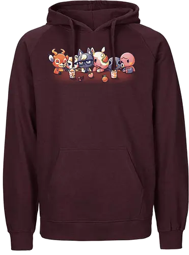 Villagers - animal, Crossing, sitcom, 90s, gaming, AC - Fairtrade Hoodie