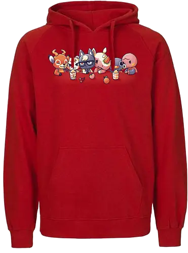 Villagers - animal, Crossing, sitcom, 90s, gaming, AC - Fairtrade Hoodie