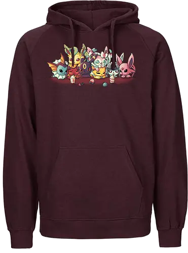 Evolutions - evolution, pocket, monster, sitcom, 90s - Fairtrade Hoodie