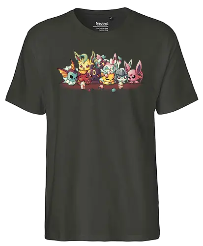 Evolutions - evolution, pocket, monster, sitcom, 90s - Fairtrade T-Shirt