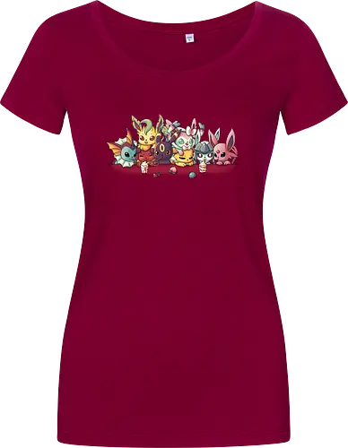 Evolutions - evolution, pocket, monster, sitcom, 90s - Women T-Shirt
