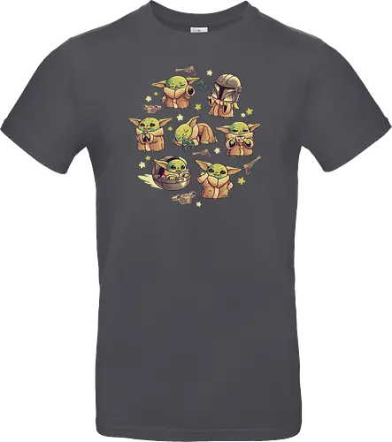 Baby Child Adventures - baby, child, alien, space opera, scifi, science fiction - Standard T-Shirt