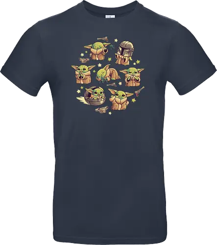 Baby Child Adventures - baby, child, alien, space opera, scifi, science fiction - Standard T-Shirt