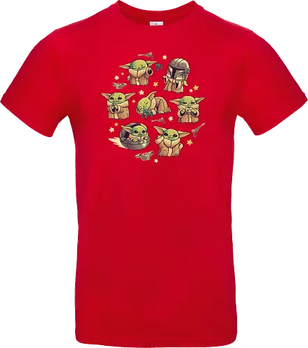 Baby Child Adventures - baby, child, alien, space opera, scifi, science fiction - Standard T-Shirt
