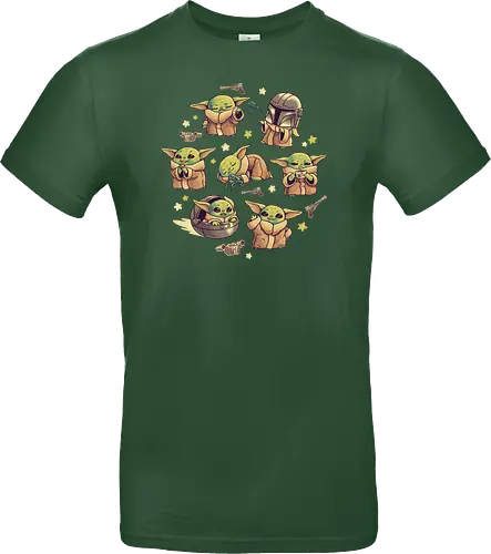 Baby Child Adventures - baby, child, alien, space opera, scifi, science fiction - Standard T-Shirt