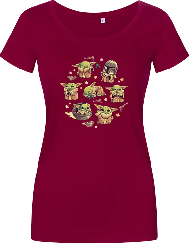 Baby Child Adventures - baby, child, alien, space opera, scifi, science fiction - Women T-Shirt