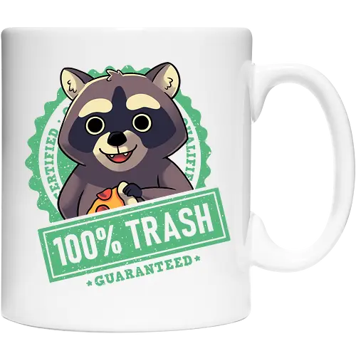 100% Trash Panda Raccoon