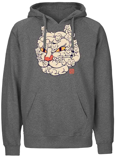 Cat-ception - cat, katze, inception - Fairtrade Hoodie