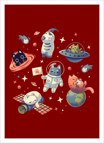 Kitty Cats in Space