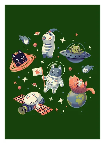 Kitty Cats in Space