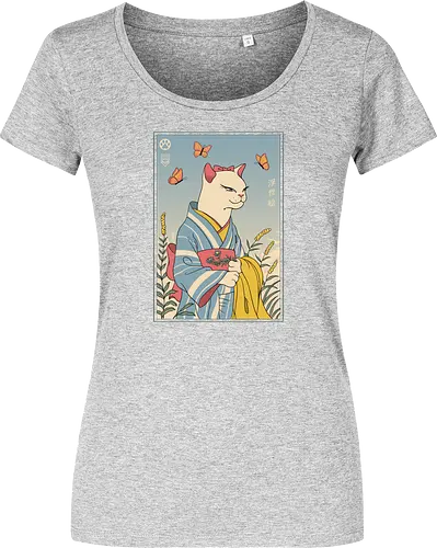 White Cat Ukiyo-e