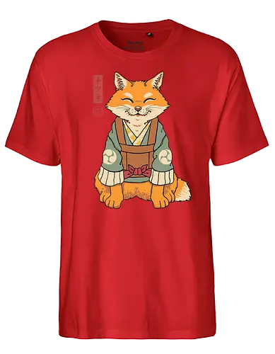 Kitsune - kitsune, fuchs, fox - Fairtrade T-Shirt