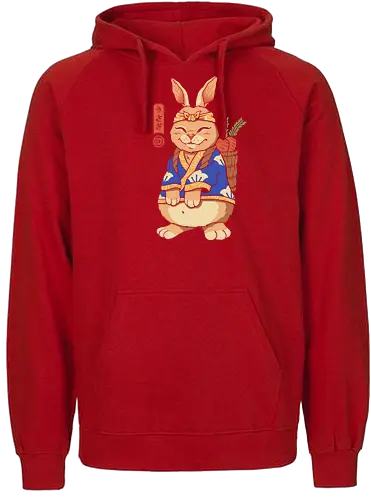 Usagi - usagi, bunny, kaninchen - Fairtrade Hoodie