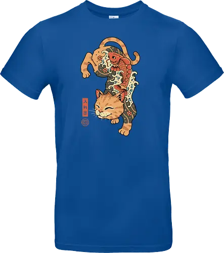 Koi Fish Cat Irezumi