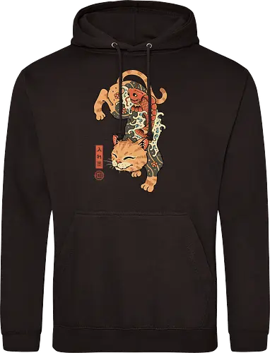 Koi Fish Cat Irezumi