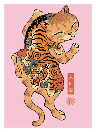 Tiger Cat Irezumi