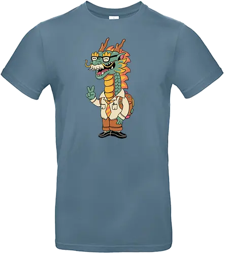 Green Dragon - dragon, drache, yr of dragon, lunar new yr - Standard T-Shirt