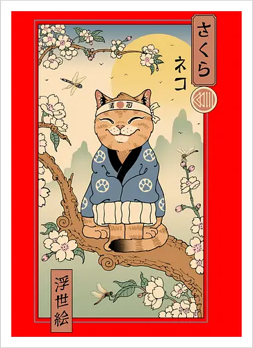 Meowster in Sakura Branch