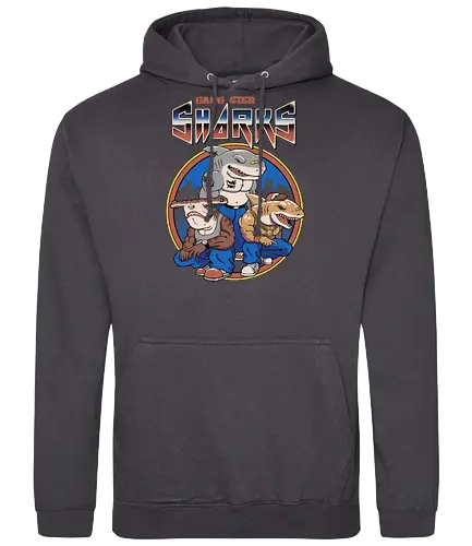 Gangster Sharks - shark - Standard Hoodie