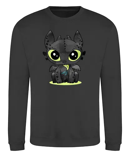Dragon - dragon, cute, animation, film niedlich - Sweatshirt