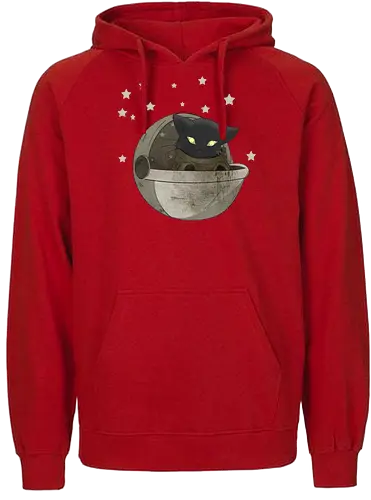 Baby Cat Mission - cat, bounty hunter, mashup - Fairtrade Hoodie