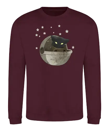 Baby Cat Mission - cat, bounty hunter, mashup - Sweatshirt