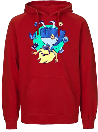 Follow me (Down the Rabbit Hole) - alice im wunderland, alice in wonderland - Fairtrade Hoodie