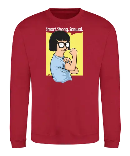 Smart Strong Sensual - bobs burgers, belcher, Tina, we can do it - Sweatshirt